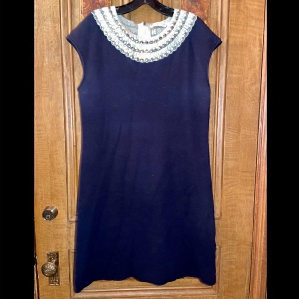 TORY BURCH Daisy Embellished Knit Dress - Picture 6 of 14